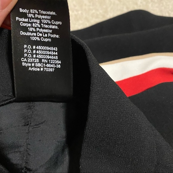 Babaton Black and Red Ankle Pants - Picture 7 of 10